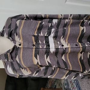 Mens Aztec flannel